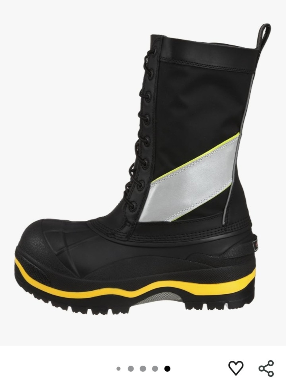 Baffin Black and Yellow Men's Safety Work Boot Size 9